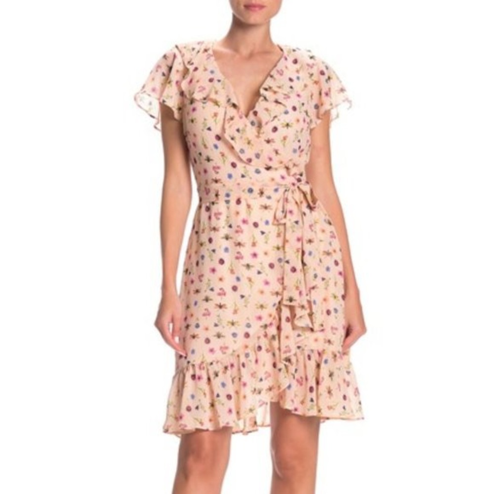 Betsey Johnson Bug Garden Wrap Dress